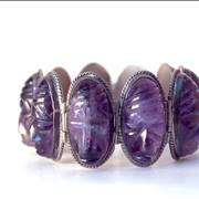 Amethyst engagement ring picture